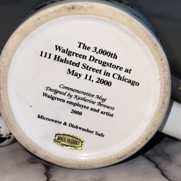 3 Walgreens 1999 2000 1998 Grand Opening Coffee Mug Set Lot Cleveland Chicago - Picture 5 of 9